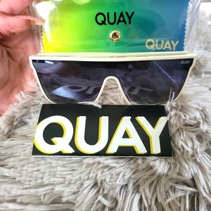 Quay polarized 'nightfall' sunglasses - brand new - never worn w/case